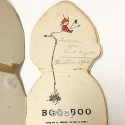 Boo-Boo Antique Children's Book Mabel Lucie Attwell 1913 Die Cut Dolly Very Rare