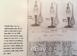 Book Piece Rare 1926 Fry Foval DeVilbiss Opalescent Art Deco Perfume Bottle