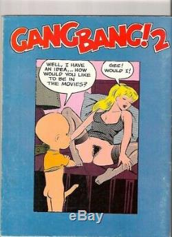 Book- Wally Wood's Gang Bang #2 Rare Orig Vintage 52 Pages Explicit Sex & Nudity
