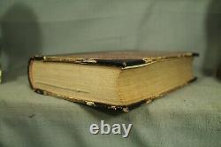 Border Life History the Discovery of America rare antique old leather book 1849