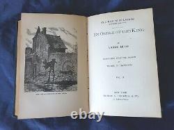 By Order of the King by Victor Hugo RARE Antique 1888 Victorian Classic Blue