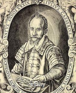 C1601 Old Antique 17th Century Human Anatomy Surgery Julius Casserius Rare