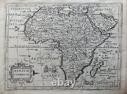 C1620 AFRICAE DESCRIPTIO Rare Original Antique Map of Africa by Mercator/Hondius