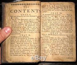 C1727 MATTHEW HENRY Lord's Prayer ANTIQUE Prayer Book DEVOTIONAL Holy Bible RARE