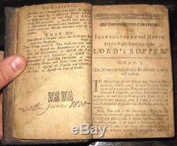 C1727 MATTHEW HENRY Lord's Prayer ANTIQUE Prayer Book DEVOTIONAL Holy Bible RARE