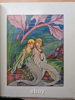 C1953 The Little Mermaid Rie Cramer Illustrated EX RARE Fairy Tale antique book