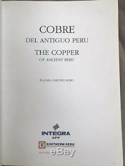COBRE The Copper of Ancient Peru, RARE Precolumbian Book. 596 Pgs $350 on Amazon