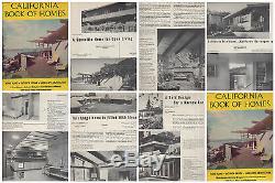 California Book Of Homes #11 Rare 1950s Atomic Ranch Eichler House Plans Vintage