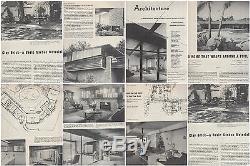 California Book Of Homes #11 Rare 1950s Atomic Ranch Eichler House Plans Vintage