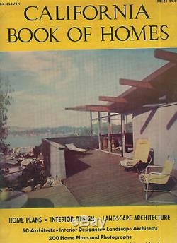 California Book Of Homes #11 Rare 1950s Atomic Ranch Eichler House Plans Vintage