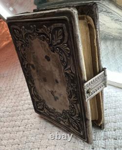 Chapter Of Flowers HC 1850 GUC Antique Book Mini Rare Metal Case