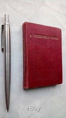 Charles Dickens A Christmas Carol Miniature Antique C1900 Rare Ills M Jameson