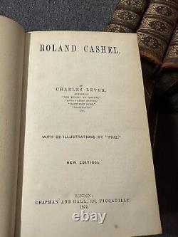 Charles Lever 1872-1873 Rare Antique Books With Illustrations 15 Total