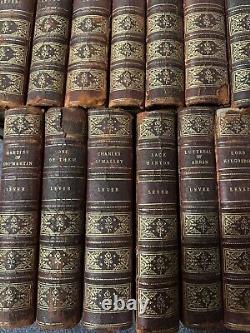 Charles Lever 1872-1873 Rare Antique Books With Illustrations 15 Total