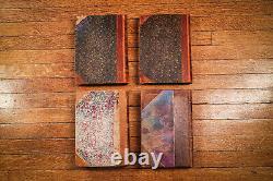 Charming Collection of Antique Leather Spine Books