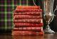 Charming Collection Of Antique Victorian Red Leather Spine Books