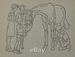 Children Hardcover Rare Book Collectible Antique Vintage Paul Brown Horse Art