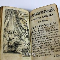 Christian Thoughts For Every Day of The Month 1710 Antique Book Rare Illustrated