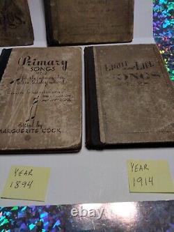 Christian hymn books lot Look closely at all pictures? Antique Rare Vintage