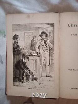 Christmas Stories By Charles Dickens Rare Antique Children's Book Circa 1900