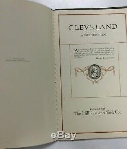 Cleveland A Prediction RARE 1923 Limited Edition Ohio City Planning Antique
