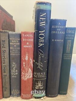 Collection Of 10 Antique Books, Early 1900s, Nice Condition! Birds And Nature