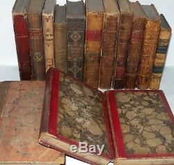 Collection of Antique HB books, 1700's-1800's Collectable & Some Rare. 14 Books