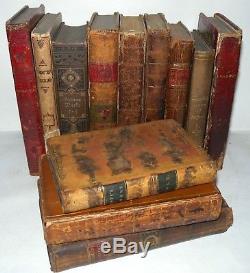 Collection of Antique HB books, 1700's-1800's Collectable & Some Rare. 14 Books