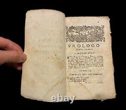 Colonial Comedies 1790s Antique Book Rare Vellum Binding