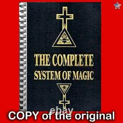 Complete system of magic antique book witchcraft rare occult esoteric grimoire