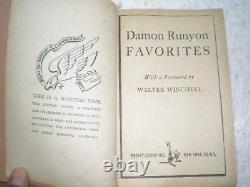 Damon Runyon Favorites Rare Antique Book 1935