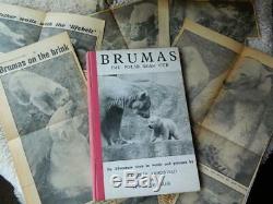 Deans Rag Book 1949 Rare Mohair Ivy & Brumas Polar Bears + Book & News Cuttings