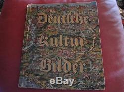 Deutfche kultur bilder 1400-1900 &300 color sticker book rare germany antique