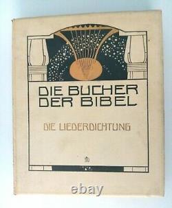 Die Bucher Der Bibel 3 Volume Set 1923 RARE German Antique Book Ephraim Lilien