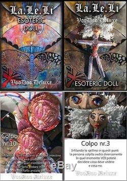 Doll rare voodoo professional magic+book+instruction antique vintage one pieces