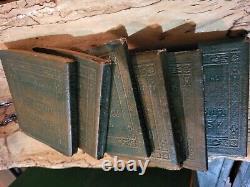 Dozen RARE TITLE Antique Little Leather Book 1920s Vintage SHAKESPEARE Lot ULTRA