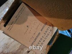 Dozen RARE TITLE Antique Little Leather Book 1920s Vintage SHAKESPEARE Lot ULTRA