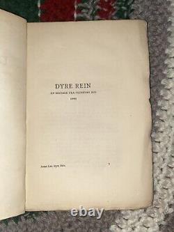 Dyre Rein Jonas Lie 1910 Antique Book RARE german