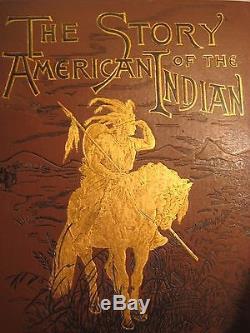 EX RARE ANTIQUE 1887 HISTORY AMERICAN INDIAN Tribes WAR Massacres comp @ $3,000