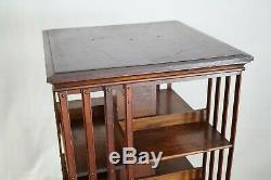 EX. RARE, ANTIQUE BOOKCASE Mission OAK REVOLVING Danners John Danner 58