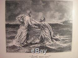 EX RARE MIRACLES of JESUS CHRIST VICTORIAN ANTIQUE BOOK cures HEALING BIBLE GOD