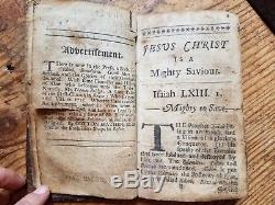 Early rare 18th c book 1715 Boston imprint sermon by Increase Mather