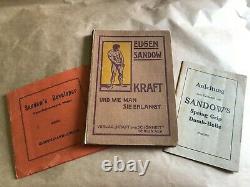 Eugen Sandow Rare GERMAN KRAFT 1ST ED. ORIGINAL Vintage Bodybuilding book books