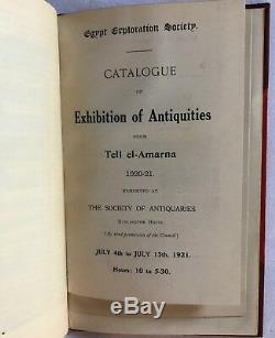 Excavations at Tell el-Amarna Egypt Borchardt & Weigall + Antiquities SUPER RARE