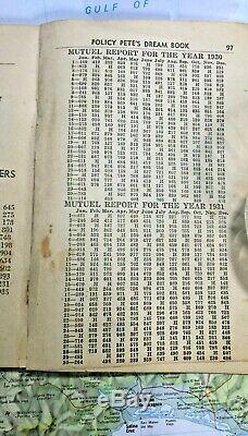 Extremely Rare Vintage 1936 Policy Petes Dream Book 742 How to Play the Numbers