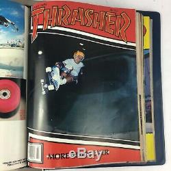 Extremely Rare Vintage Thrasher Magazine Lot 1985 Volume 5 Complete 12 Issues