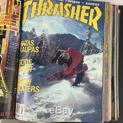 Extremely Rare Vintage Thrasher Magazine Lot 1988 Volume 8 11 Issues