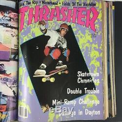 Extremely Rare Vintage Thrasher Magazine Lot 1988 Volume 8 11 Issues
