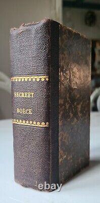Extremely old & rare Dutch'Secreet-boeck' or'Book of secrets', 1661