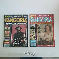 FANGORIA MAGAZINE 1 -10 RARE Vintage 1980 Excellent Condition